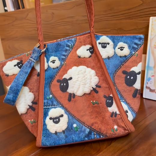 【JACOPONNUS元宝托特包】2026年新款马上好运帆布包托特包 百搭文艺女生单肩包 时尚通勤 ZXT 商品图6