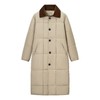 冬季长款加厚保暖卡其色棉服女小众设计款棉衣面包服外套 商品缩略图0