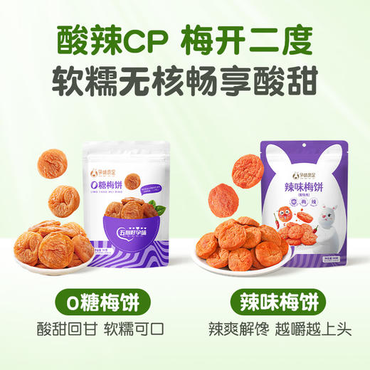 【品牌自营】孕味食足0糖梅饼/辣味梅饼 无糖孕妇零食小吃 孕吐解腻梅饼 商品图3