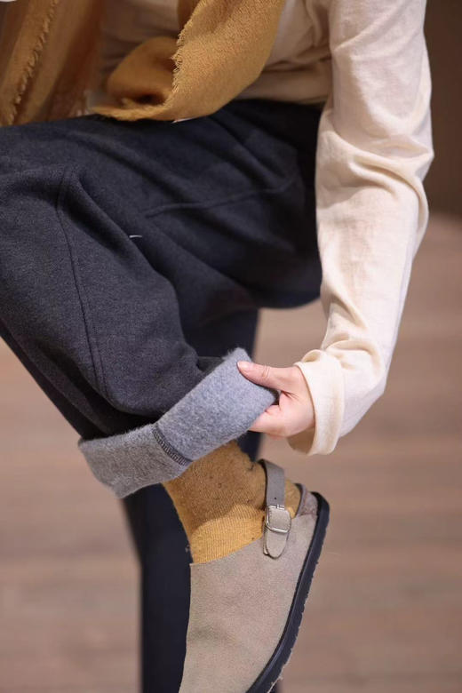 【预售】直筒加绒卫裤 商品图7