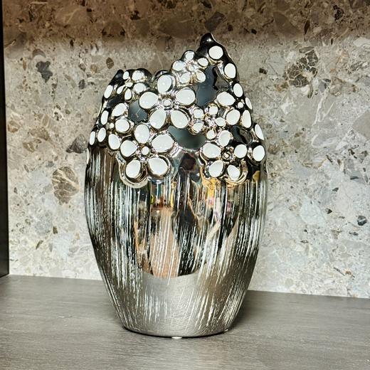 低语之家 轻奢陶瓷花瓶 内部水釉专为鲜花设计 客厅仿真花插花花瓶 商品图5