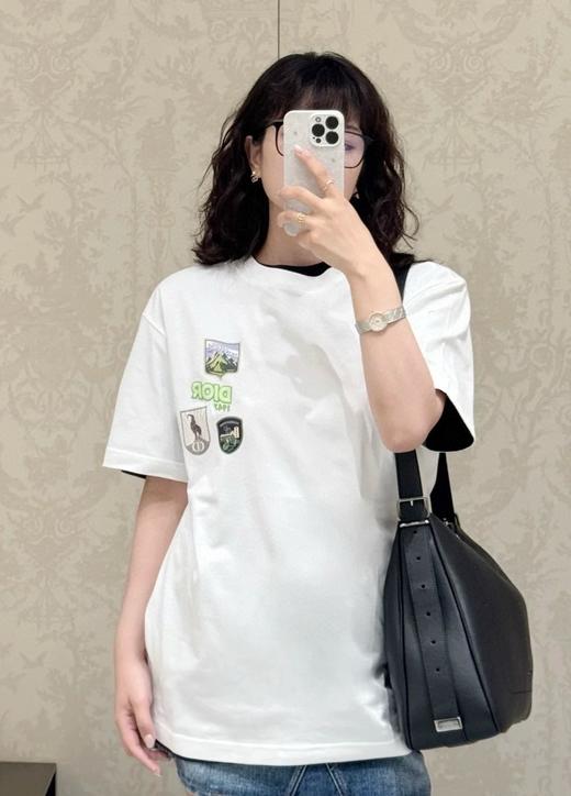 中性款logo刺绣短袖T恤lv010 商品图4