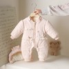 2025秋冬新款婴儿加绒加厚连体衣可爱女宝宝冬季保暖外出服爬服 商品缩略图2