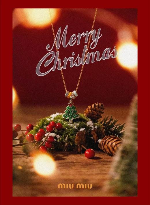 贸易公司订单！miu圣诞系列 许愿树锁骨链! 商品图2