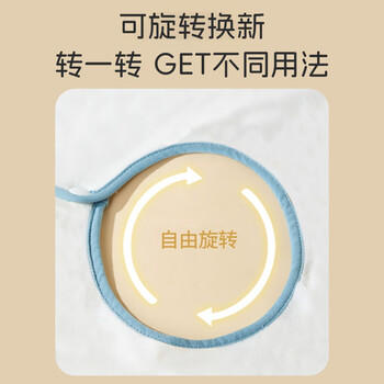 马博士儿童洗漱巾宝宝毛巾洗脸巾婴儿口水巾擦脸刷牙围嘴防水 蓝色云朵 商品图2