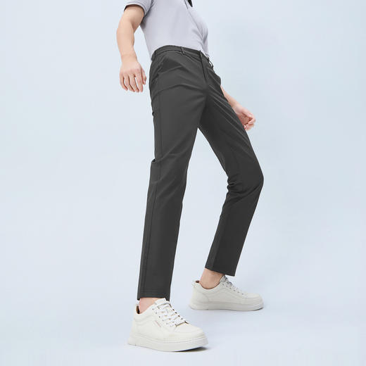 【调节腰头】柒牌男士休闲裤2026新款梭织长裤柔软舒适修身裤子130H70650 商品图1