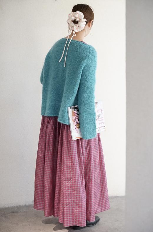 apuntob 马海毛初恋蓝毛衣 商品图1