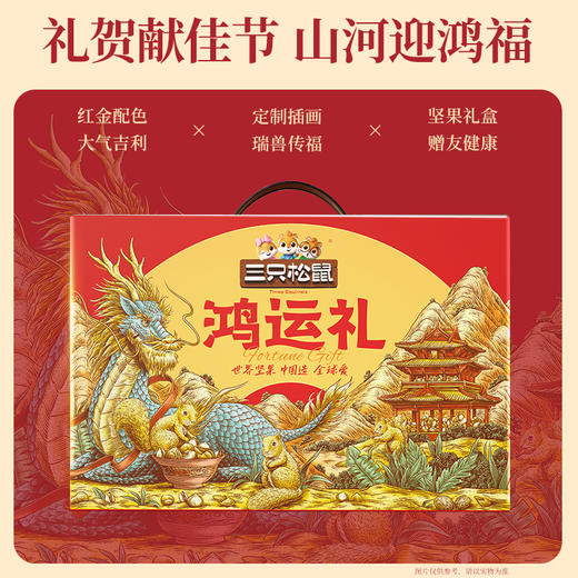 三只松鼠 经典坚果礼_三只松鼠鸿运礼/1000g-fx 商品图3