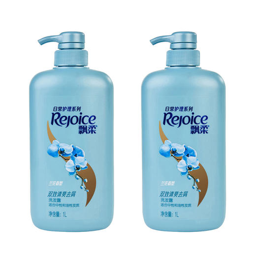 飘柔日常护理双效去屑清爽型洗发露1000G*2瓶（包装瑕疵，效期不过半，介意勿拍） 商品图0