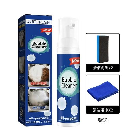 【2支】JUE-FISH 泡泡清洁剂 重油渍泡沫清洁喷雾 多用途厨房深层清洁免冲洗 商品图6