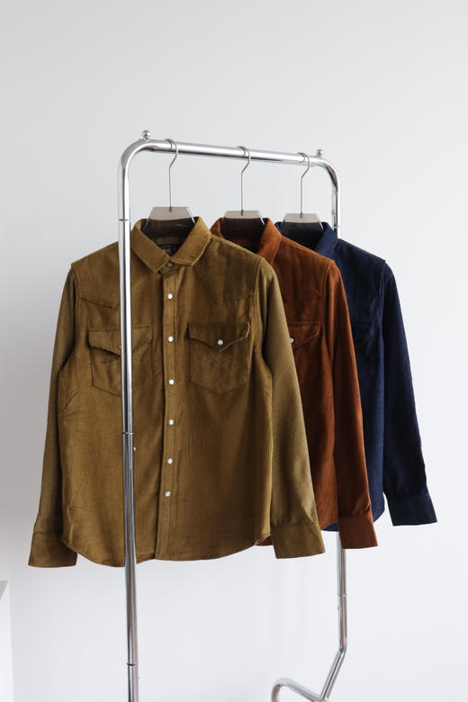 R.R.L 复古风格厚灯芯绒衬衫外套 CS002 商品图3