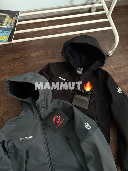 猛犸象加绒连帽软壳Winterfield Soft Shell防风防泼水外套 商品图2