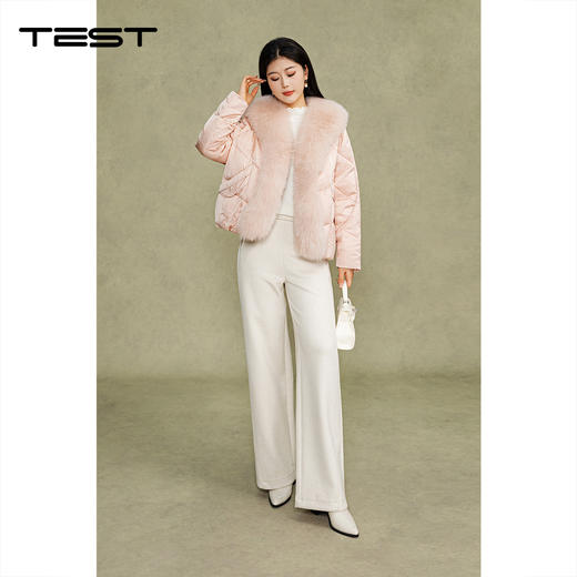 冬上新时尚高级感轻奢狐狸毛白鹅绒皮草2254073 商品图2