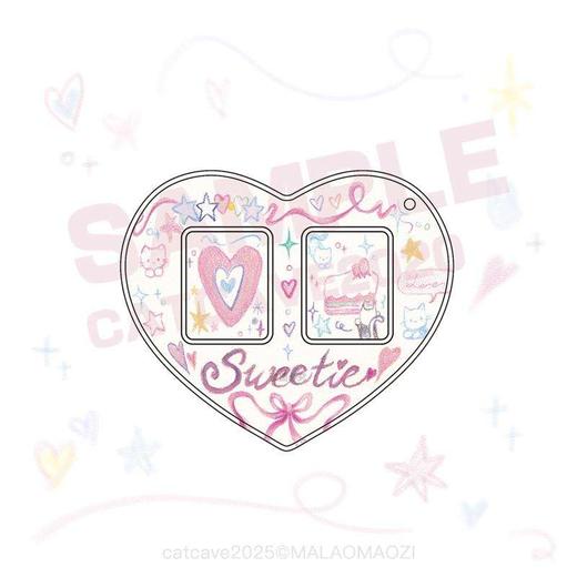 锦江丨马老毛子丨sweetie爱心卡套 商品图0