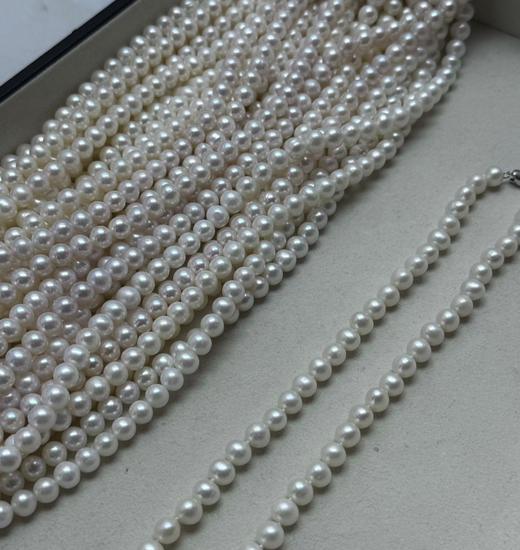 【极光古法珍珠项链】麦麦诸暨珍珠溯源行，货尖中优中择优的品质，亲自把控挑选，大家放心跟麦麦入！ 商品图2
