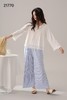 白上衣蓝条裤 家居服 21770 商品缩略图0