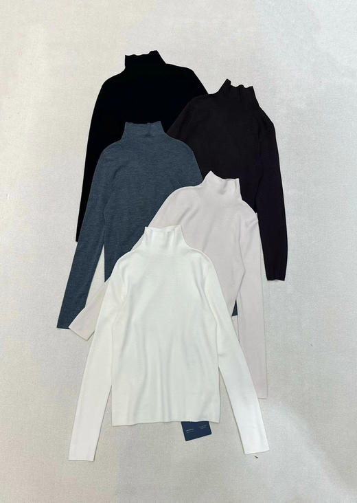 半中高领打底羊毛衫 商品图3