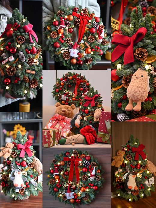 VBEINGS 北欧丹麦诺贝松 圣诞树/花环 圣诞装饰diy迷你诺贝松圣诞树桌面摆件（纯手工制作） 商品图5