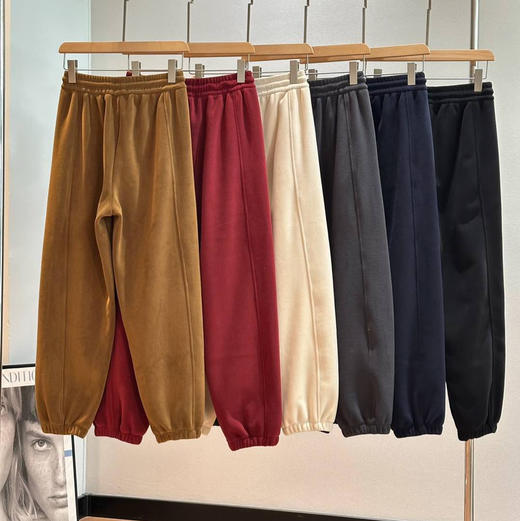 外贸原单 六色摇粒绒束口休闲卫裤121107 商品图4