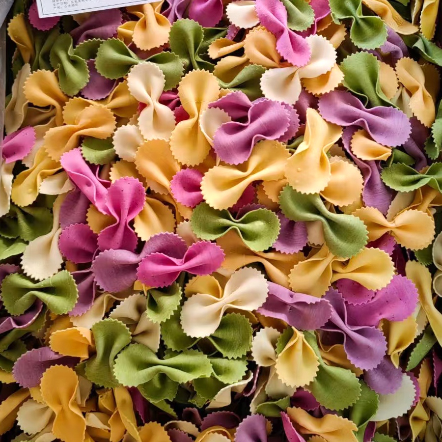 【产品不变规格调整】果蔬大蝴蝶面，一箱净重10斤，68元大部分地区包邮