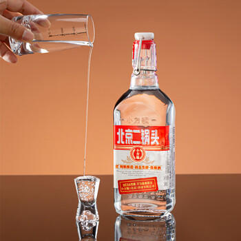 出口小方瓶 经典红标 永丰牌 清香型白酒 42度 500ml*6瓶 北京二锅头 商品图2