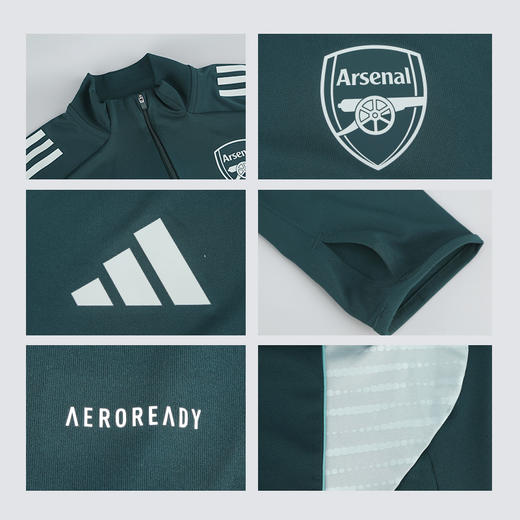 小李子ADIDAS阿迪达斯阿森纳球迷版半拉链长袖训练服成人男KB1830 商品图4