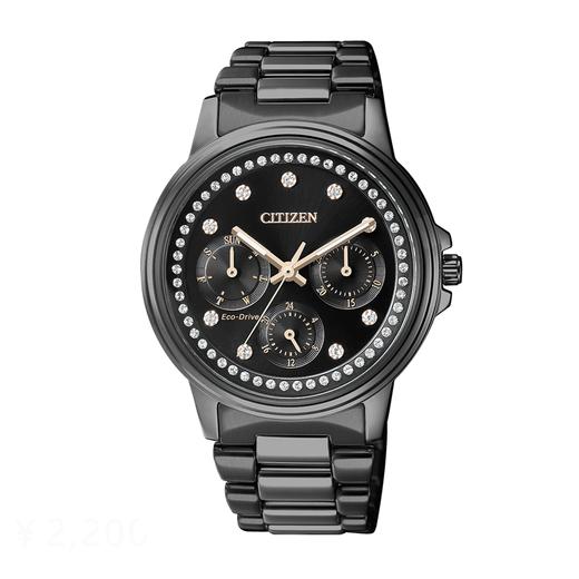 西铁城/CITIZEN光动能星期日期显示不锈钢带女表FD2047-58E 商品图1