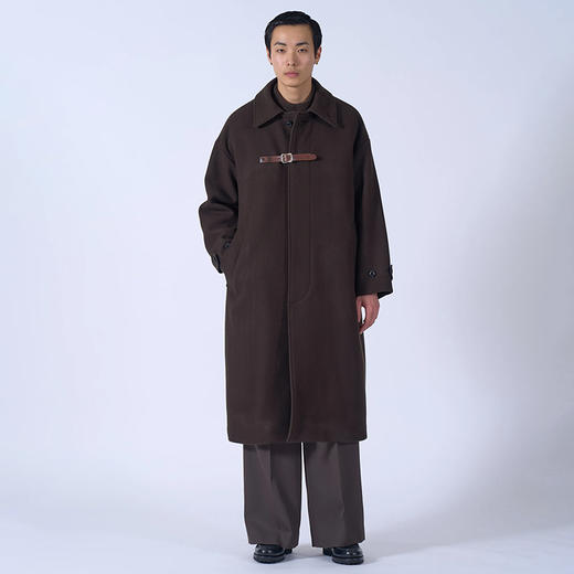 YOKE Melton Big Balmaccan Coat 宽松廓形羊毛大衣 商品图0