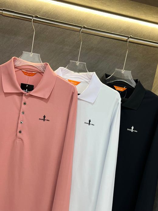 点此购买 比音勒芬秋冬季女士加绒五粒扣高尔夫Polo衫 ss 338078 商品图13