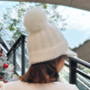 壁虎瑜伽【2512PJ471】秋冬毛球 鸭舌针织帽（5天发货） 商品缩略图3