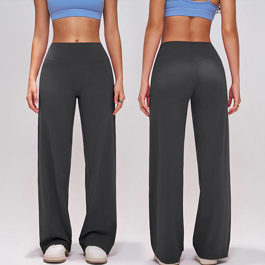 跃牌【轻匀系列】瑜伽裤女长裤高腰直筒裤宽松休闲显瘦瑜伽服CK9129 商品图1