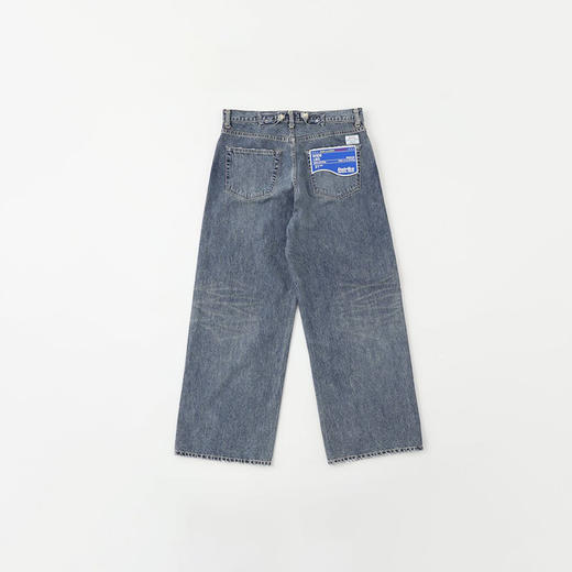 DAIRIKU "TATTOO" Laser Printed Pants 镭射印花复古牛仔阔腿裤 商品图4