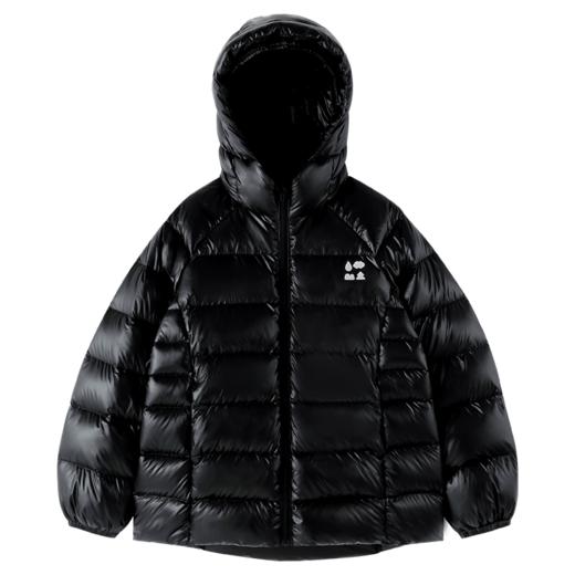 【新国标 真羽绒】森林棠小黑锋羽绒服80932506 蓬松温暖 尼丝纺90绒子白鸭绒 立体三开身拼接设计 防泼水工艺 告别厚重臃肿 雪地/校园课外/登山/露营 商品图7