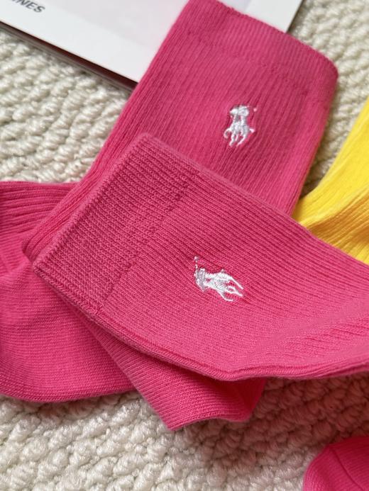 点此购买 拉夫劳伦女士经典小马多巴胺彩色棉袜 xj 338086 商品图13