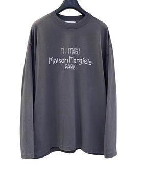 男款立体刺绣长袖T恤hu016