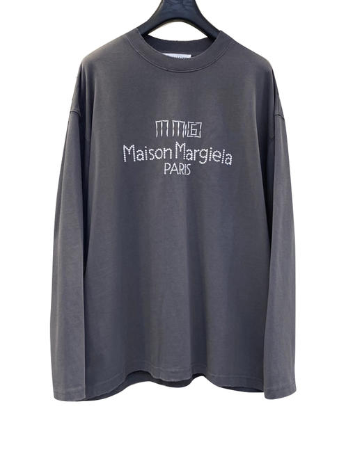 男款立体刺绣长袖T恤hu016 商品图0