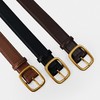 登白DENGBAI 平纹方形针扣牛皮腰带【本商品不支持用券】 商品缩略图3