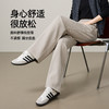【仿羊绒-糯米裤】逸阳秋冬款高腰软糯香蕉裤休闲窄版裤子1526 商品缩略图3