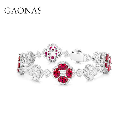 GAONAS  圣诞红 秋冬贵气百搭红色手链11793SR 商品图0