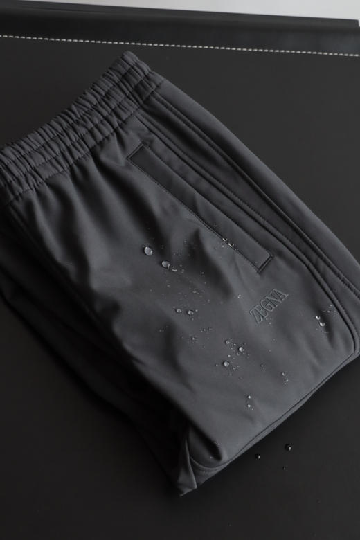 杰尼 秋冬抓绒加厚软壳防水户外运动休闲裤 WK849 商品图5