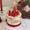 西式木质红丝绒草莓圣诞蛋糕 商品缩略图1