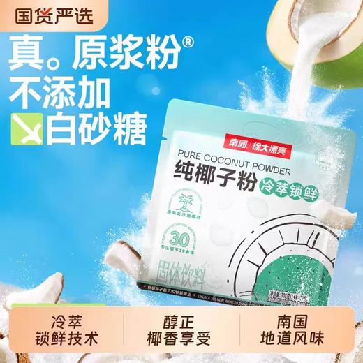 【甄选】南国纯椰子粉冷萃锁鲜粉质细腻椰香浓郁308g/袋 商品图0