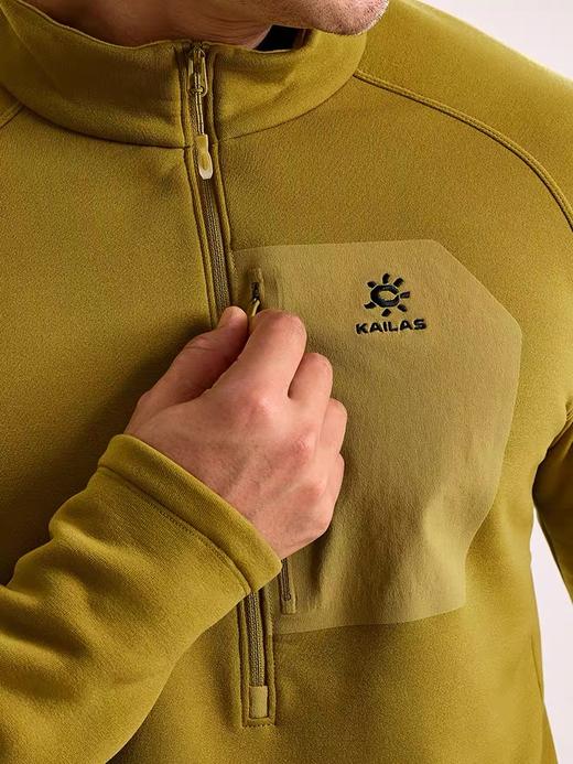 云仓【纯原工厂】 可情侣~凯石家 立领抓绒户外运动上衣 商品图9