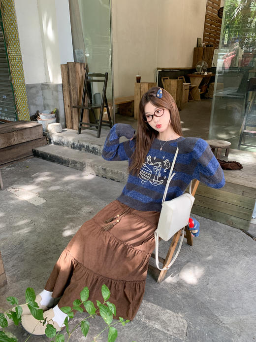 <曾小咸推荐>现货秒杀 ！微信超特价！韩系百褶裙半身裙 日常169.99 立减90 秒杀79.99！！开衫（带丝巾） 日常199.99 立减100 秒杀99.99！！ 商品图13