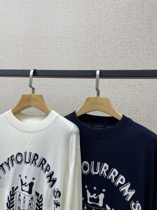 绢丝字母针织上衣 商品图1