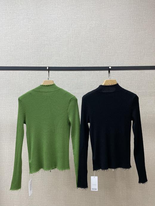 拉链毛边拉链开衫 商品图4