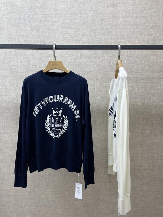 绢丝字母针织上衣 商品图8