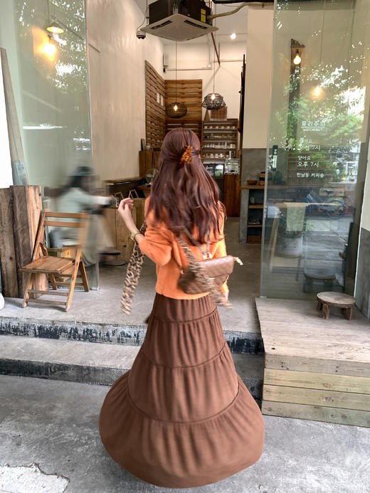 <曾小咸推荐>现货秒杀 ！微信超特价！韩系百褶裙半身裙 日常169.99 立减90 秒杀79.99！！开衫（带丝巾） 日常199.99 立减100 秒杀99.99！！ 商品图7