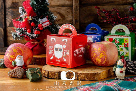 【圣诞平安果】叮叮当，叮叮当，铃儿响叮当，一年一次的平安夜又来啦~平安果，是苹果的谐音，寓意吃了平安果，得到平安喜乐-QDMN 商品图5