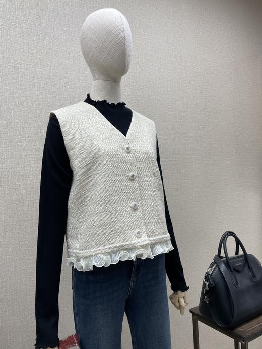 木耳边拼接马甲 商品图6